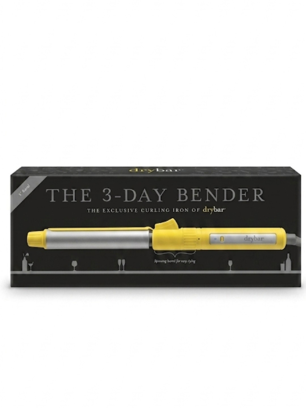 Drybar 3-Day Bender Curling Iron Model 2014 Barrel 4" Wide